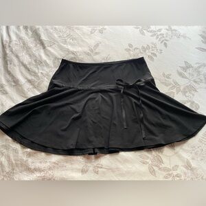 Y2K Black Low Rise Micro Mini Skirt Stretch Whimsigoth Bratz Goth Small 6 Med